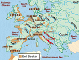 Bell Beaker People Map