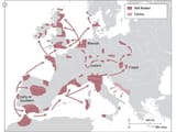Bell Beaker Travel Map