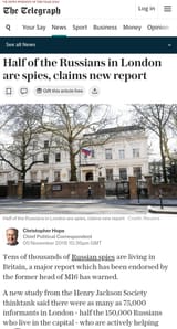 London 75k spies
