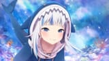 gawr gura uneasy smile