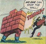 the wall
