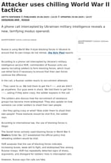 Screenshot 2025-06-29 at 16-08-17 Attacker uses chilling World War II tactics Online news