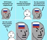 Countries join NATO because of Russia