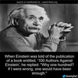 einstein on consensus science