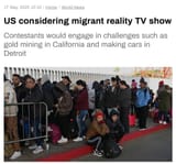 reality tv migrants