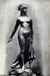 Luigi Marini (Venice 1857-) Phryne - bronze c.1891 [exhibited in the 1891 National Fair of Palermo]
