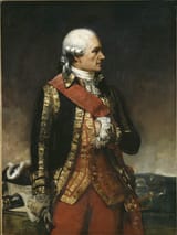 Charles-Philippe Auguste Larivière (Paris, French Republic 1798-1876 ibidem) Jean-Baptiste-Donatien de Vimeur, comte de Rochambeau - Huile sur toile 1834-min