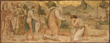 William George Rich (Oxford, Oxfordshire, England, U.K. 1857-1921) The Parable of the Prodigal Son, panel created for the Chapel at Tatton Park, Cheshire - Oil on canvas c.1884