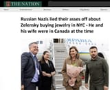 Russians lied about Zelesky jewelry