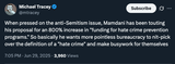 Screenshot 2025-06-29 at 12-20-33 Michael Tracey on X When pressed on the anti-Semitism issue Mamdani has been touting his proposal for an 800_ increase in funding for hate crime prevention programs. So basically he wants more pointless bureaucra[...]