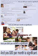 $80 is significant