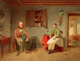 Francis William Edmonds (Hudson, New York, U.S.A. 1806-1863 Bronxville, New York, U.S.A.) Barking Up the Wrong Tree - Oil on canvas c.1853