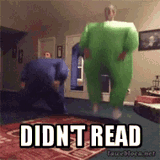 didn&#039;t read