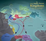 The Early Anglo Saxon Map by mapsandkings
