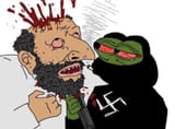 Pepe blows a Jew head off