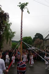 Garland Day Castleton Maypole - May Day - English Traditions