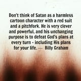 Billy Graham quote about satan