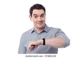 casual-man-checking-time-his-260nw-272881130