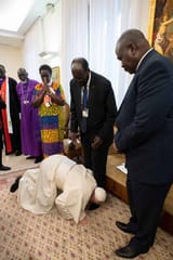 Christcucks kiss nigger feet