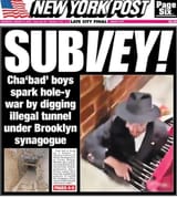 Brooklyn Chabad Jew Tunnel Rats, New York Post Jan 10, 2024