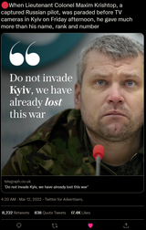 Do not invade kyiv, we have already lost this war