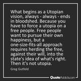 Utopias will never exist