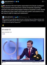 Ukrainian FM Andri Sybiha responded to his Slovak counterpart, &#039;Juraj, Russia’s crimes stem from a sense of impunity. Expecting a criminal to stop&#039; 30-06-2025