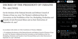 Ukraine has initiated its withdrawal from the Ottawa Treaty banning anti-personnel mines. A presidential decree has appeared on the official website 29-06-2025