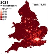 White British people- 2021 census