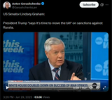 US Senator Lindsey Graham 29-06-2025 President Trump &#039;says it&#039;s time to move the bill&#039; on sanctions against Russia. HD