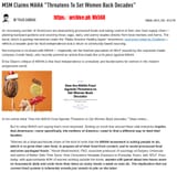 MSM Claims MAHA _Threatens To Set Women Back Decades