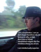 redditor fedora tipping athiest on a train