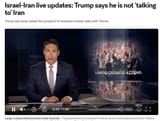trumpnottalkingiran