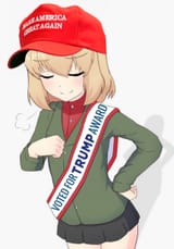 maga anime girl trump voter