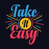 take-it-easy-typography-motivational-quote-design-vector