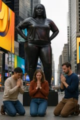 BlackStatueStupidShit