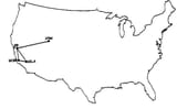 1969 map of the internet