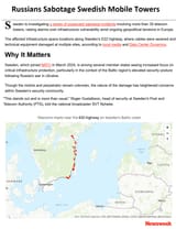 sweden cell towers