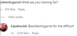 Kyriakos Grizzly - What are you training for - For the difficult