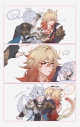 __phainon_and_mydei_honkai_and_1_more_drawn_by_qel__sample-4212ed11de3555c9fa58743b7d217596