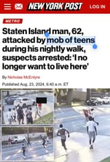 mob of TEENS