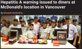 H1B McDonalds Hepatitis outbreak