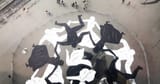 White Genocide art Eiffle Tower