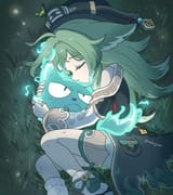 HuoHuo-SleepingWithTail