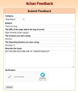 4CHAN FEEDBACK