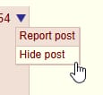 Hide Post