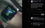 A modified smartwatch used by a Russian soldier was found to display data from FPV drone detectors 30-06-2025 warning the wearer of incoming drones