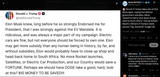 Round 2, Trump takes aim at Elon Musk again, saying that without government subsidies, Musk &#039;would’ve had to shut down and go back to South Africa&#039; 01-07-2025