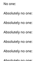 no-one