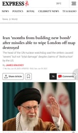 Iran nuke London